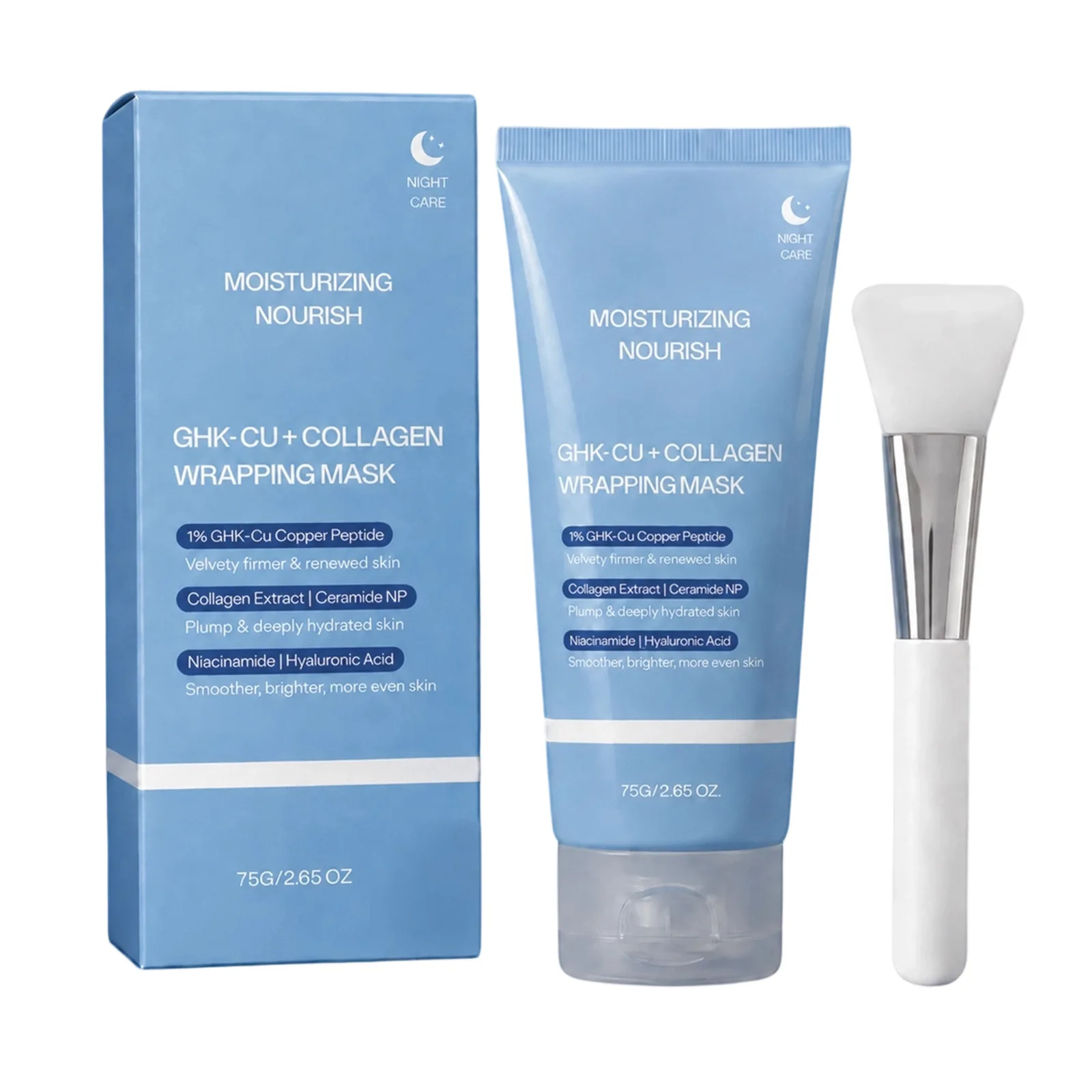 Sleeping Mask Niacinamide Essence gently cares for facial skin delivering moisturizing hydrating brightening skincare effects