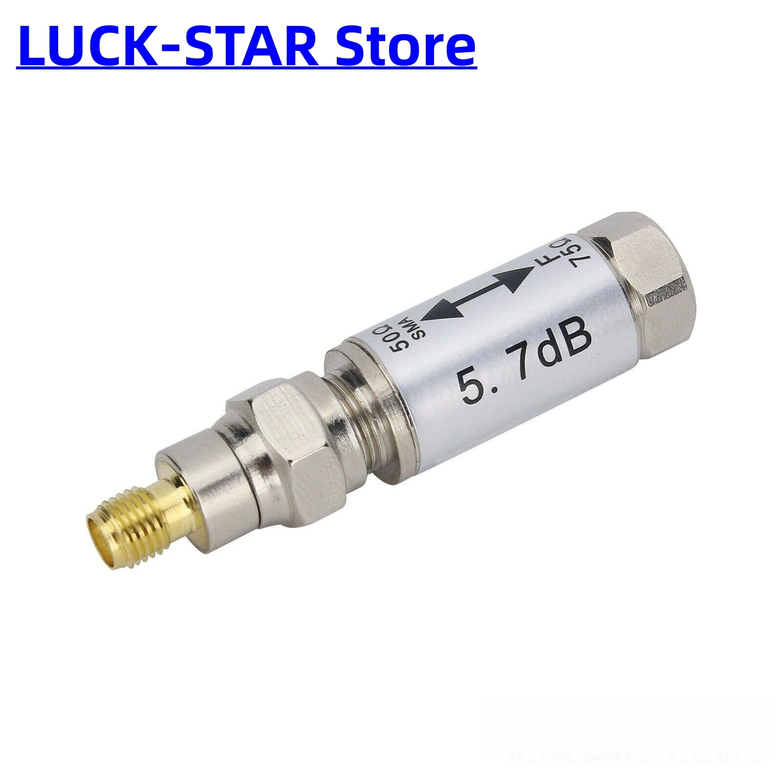 0-3Ghz Sma Vrouwelijke Naar F Mannelijke Connector 50-75ohm Impedantie Converter Radio-Onderdelen