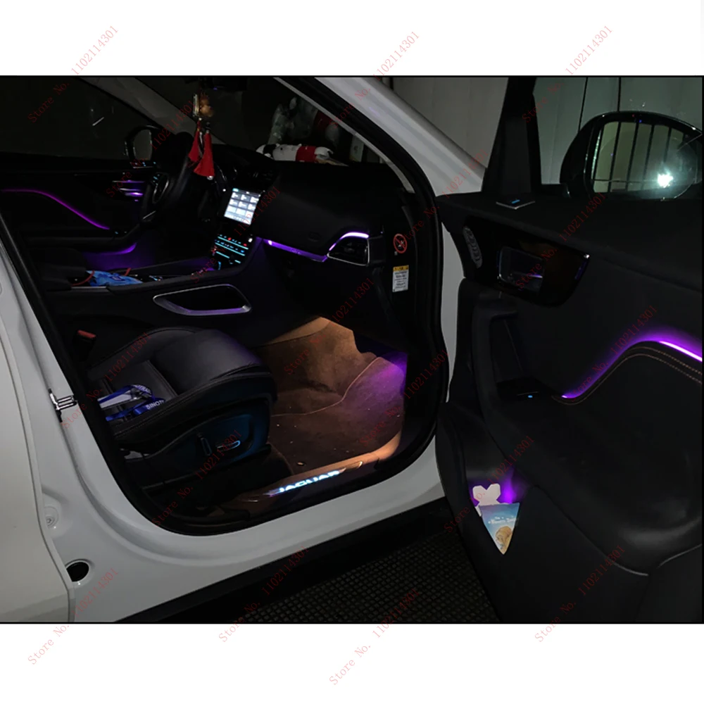 For Jaguar F-PACE XJ XJL Led Ambient light XF XFL XE XEL  interior atmosphere lamp original factory atmosphere lamp modification