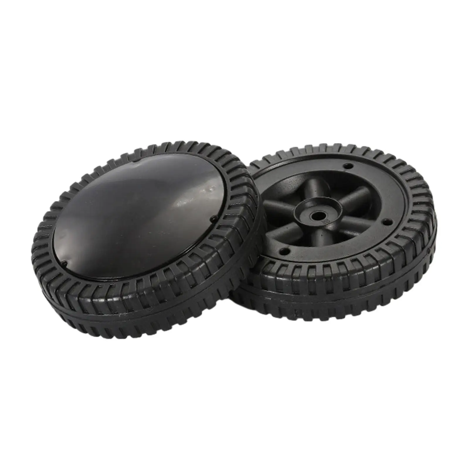 2 Pieces Grill Wheels 15cm Lightweight Wheels Easy Install Universal Caster Wheel for BBQ Grills Tools Accessories