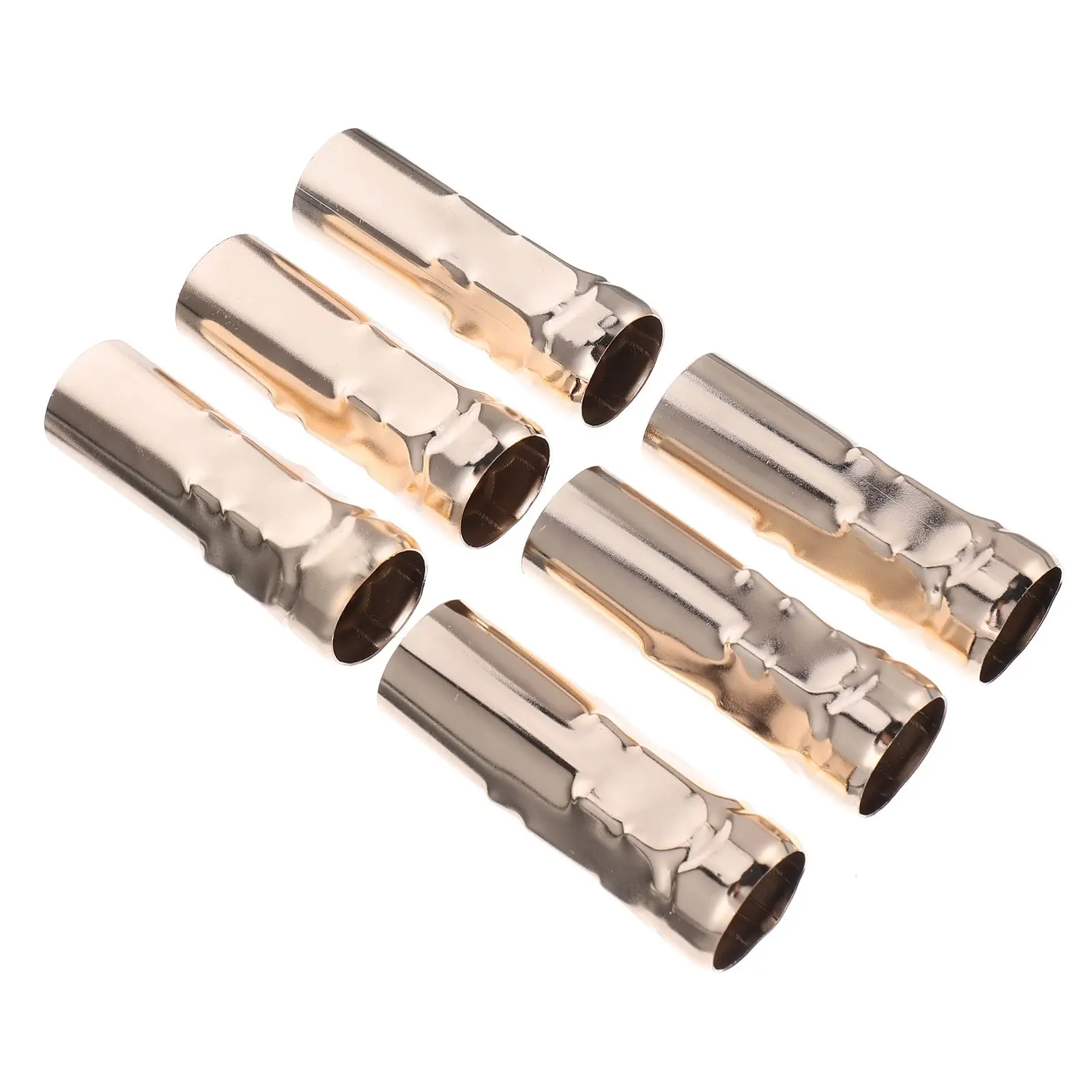 

6pcs European Crystal Chandelier Lamp Holder Tubes Iron Accessories Retro Style LED Light Bulb Socket E14 Thread
