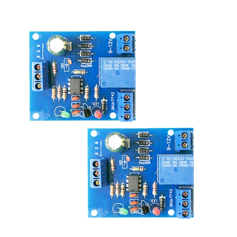 

2PCS 12V Liquid Water Level Controller Sensor Automatic Pumping Water Level Detection Water Pump Control Circuit Board