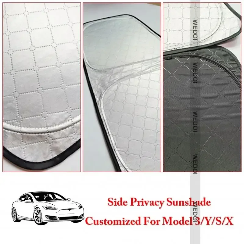 custom logo for universal logo uv For 2024 new model 3 highland car sunshade for tesla model 3 highland