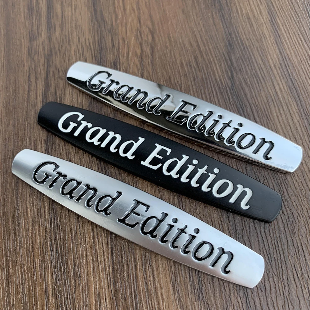 Metal Avantgarde Grand Edition Car Fender Side Emblem Badge Decal Rear Bumper Trunk Sticker for Mercedes-benz Mercedes Benz