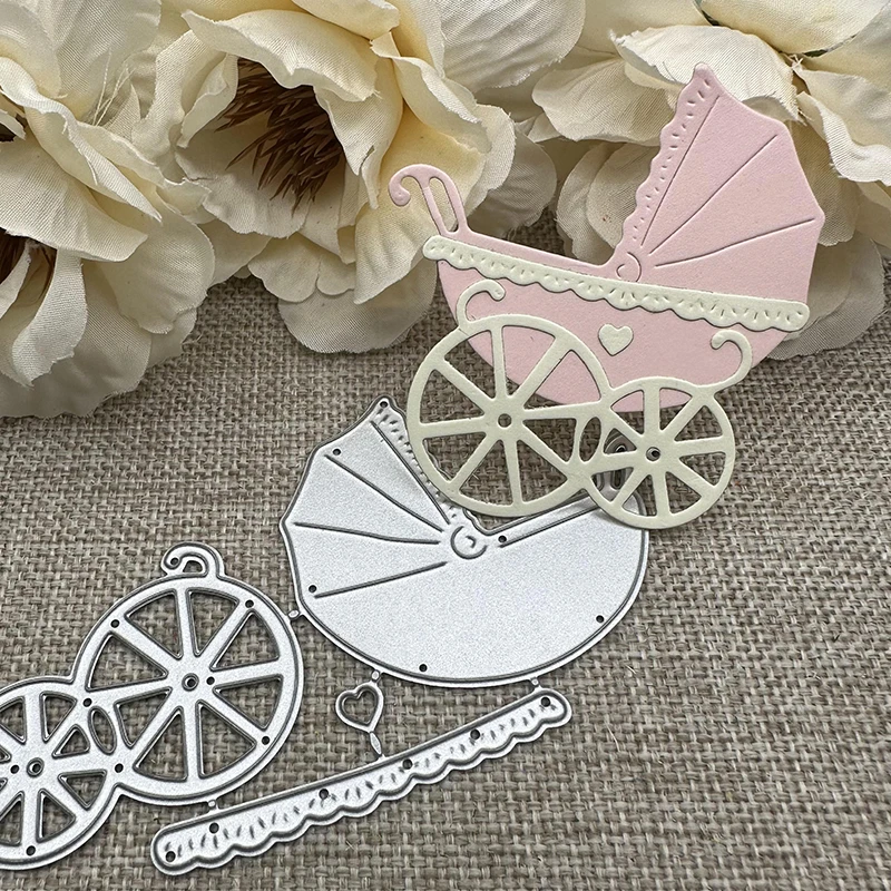 Baby carriage Metal Cutting Dies Stencils For DIY Scrapbooking Decorative Handcraft Die Cutting Template Mold