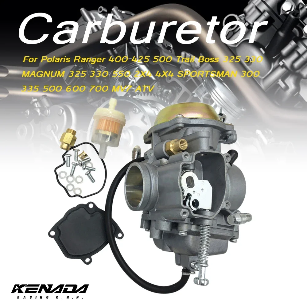 

Carburetor For Polaris Ranger 400 425 500 Trail Boss 325 330 MAGNUM 325 330 550 2X4 4X4 SPORTSMAN 300 335 500 600 700 MV7 ATV