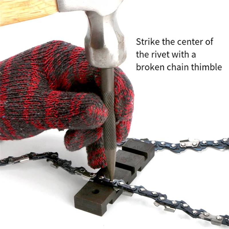Chainsaw Chain Repairing Tools Set Break And Rivet Tool Kit Chain Breaker Chain Cutter Chain Fitting-A27R