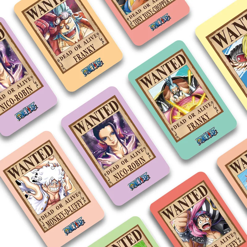 One Piece Double-sided 30-card LOMO card Double-sided cartoon surrounding toll greeting card Sauron reward poster bookmark
