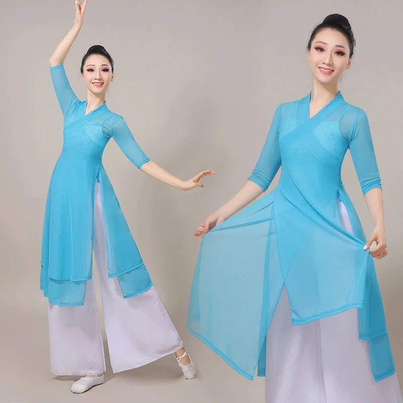 

Костюм для классических танцев Ele, костюм с юбкой, костюм для выступлений, наряд для кадриль, Sle Ba, плавный дизайн для женщин...