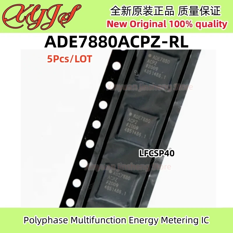 

5Pcs/LOT ADE7880ACPZ ADE7880ACPZ-RL ADE7880 LFCSP-40 Polyphase Multifunction Energy Metering IC Chipset Original New 100%quality