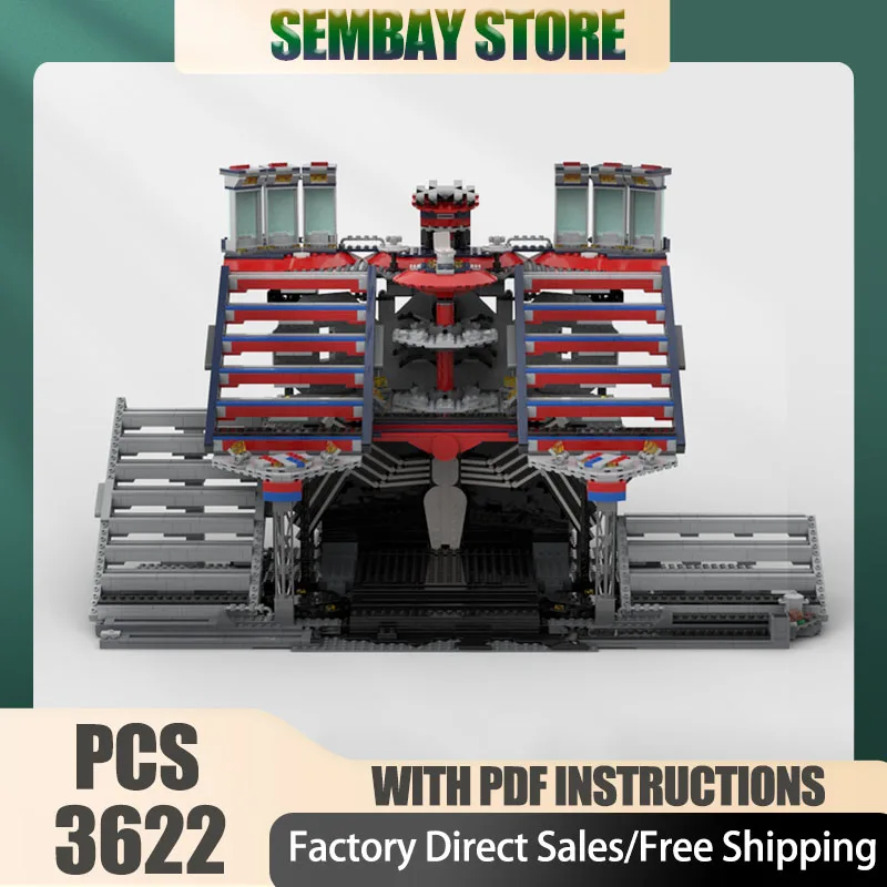 Famosa cenas de rua moc tijolos de construção modular espaço suporte modelo tecnologia blocos natal diy brinquedo construção presentes