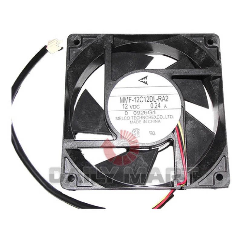 

Y+New In Box MMF-12C12DL-RA2 Cooling Fan 12VDC 0.24A 12CM
