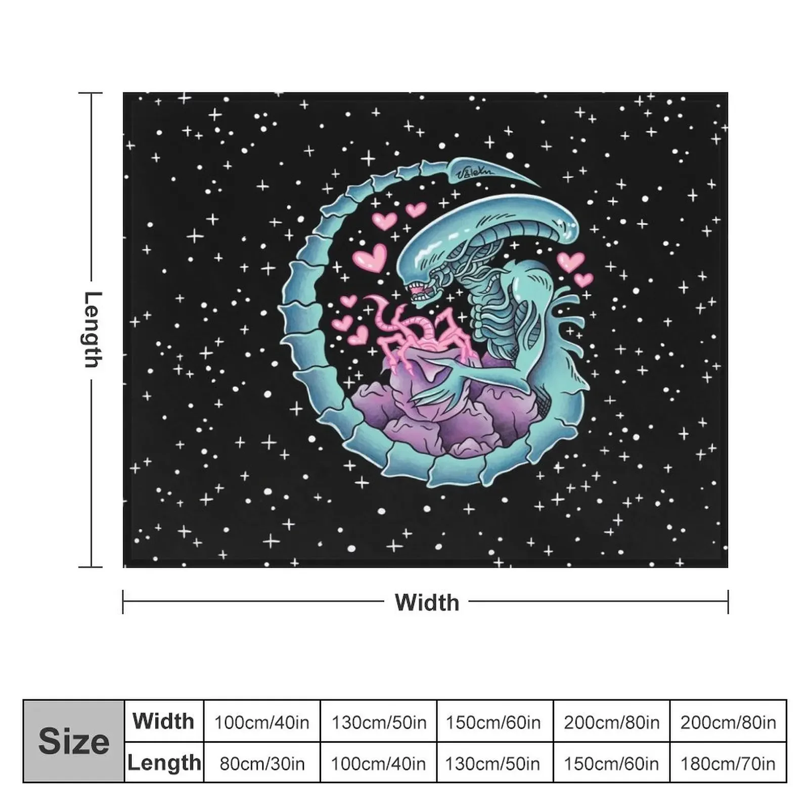 Xenomorph Eggs Throw Blanket cosplay anime Flannels Soft Luxury Brand Blankets