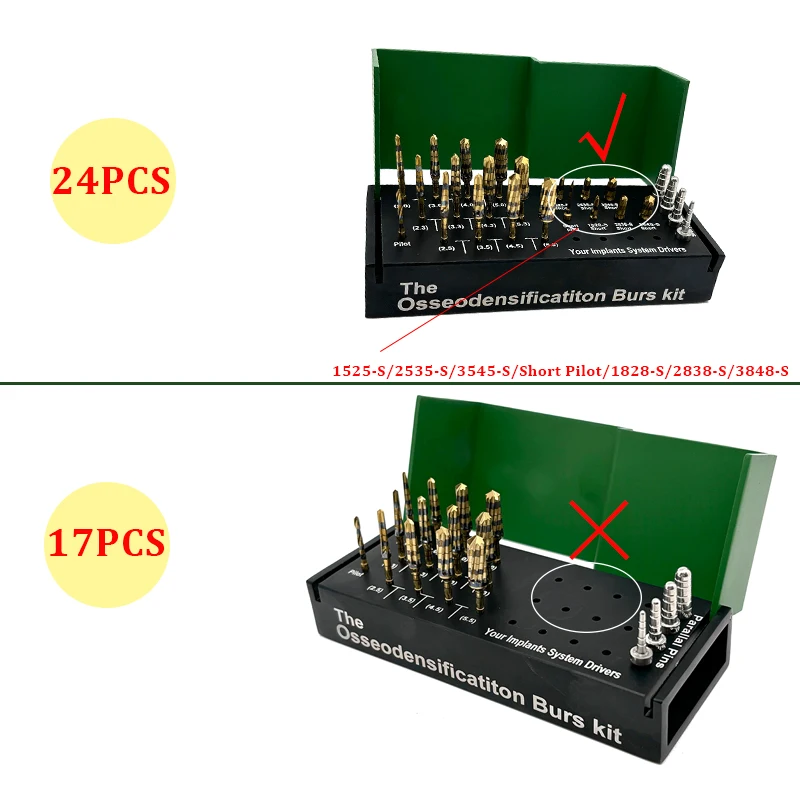Controladores de sistema de implante quirúrgico, fresas de osseodsificación Dental, taladros, Kit de elevación de seno maxilar, herramientas dentales