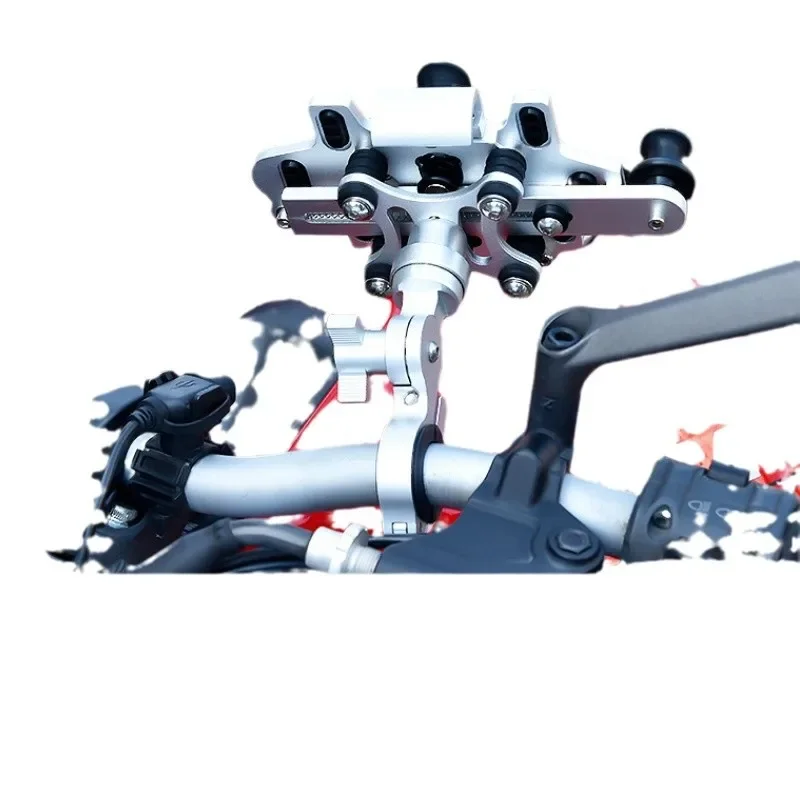

Motorcycle shock-proof and shake-proof aluminum alloy mobile phone holder electric car riding shooting locomotive