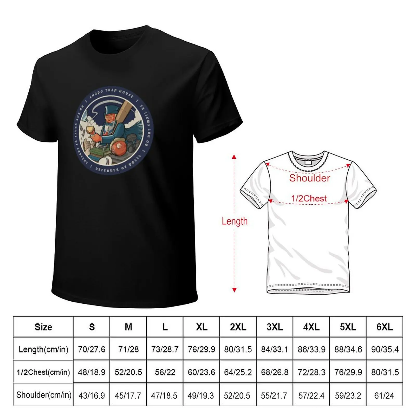 Chapo Trap House T-Shirt Gym Wear Breathable Short Sleeve Tee