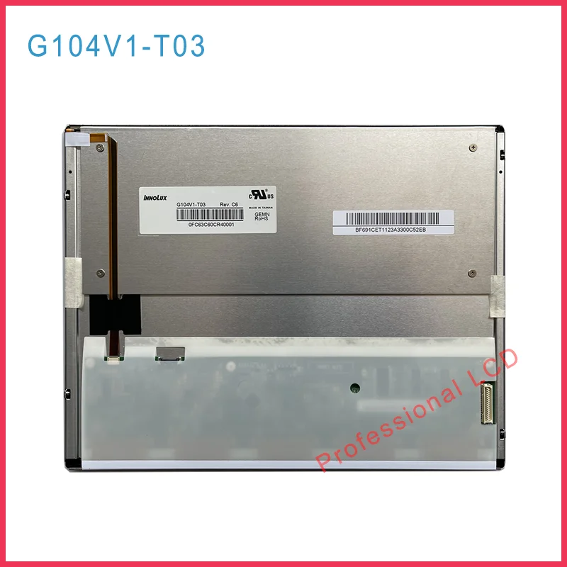 

Оригинальный 10,4-дюймовый G104V1-T03 для Innolux ЖК-экранная панель G104V1 T03 REV.C3, 100% тестирование