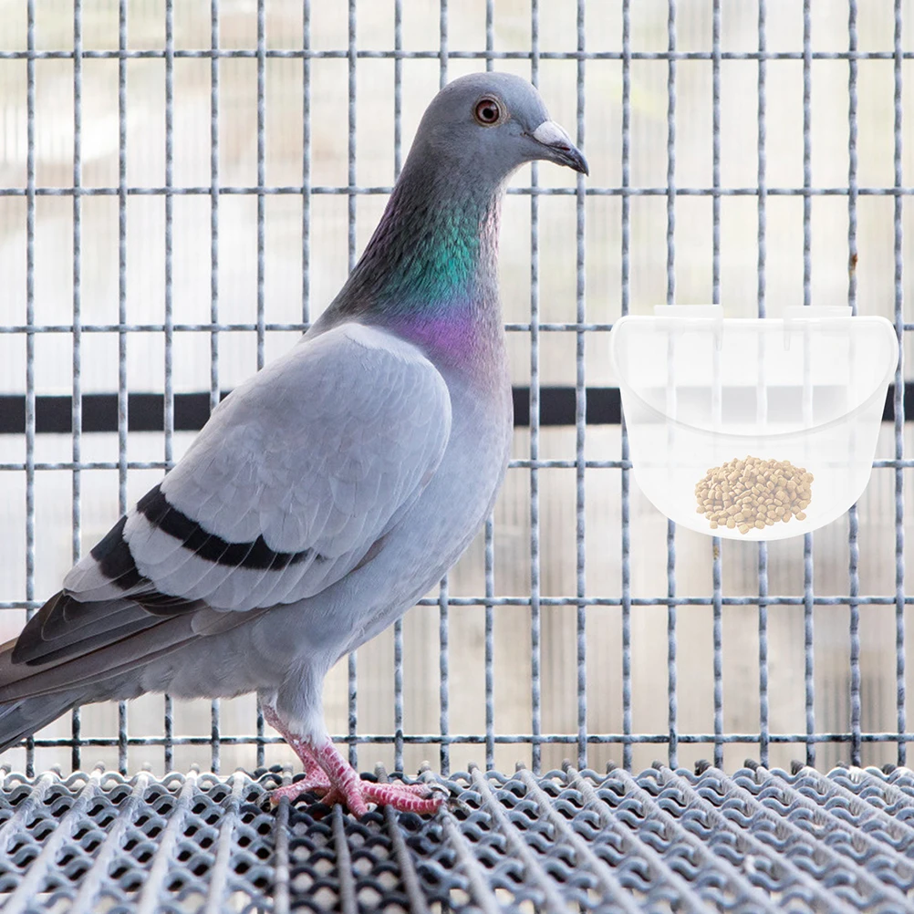 

8pcs Bird Cage Cups Pigeon Feeding Bowl Durable Lightweight Multifunctional For Parrots Pet Birds Chicken Pigeon Cage Hanging