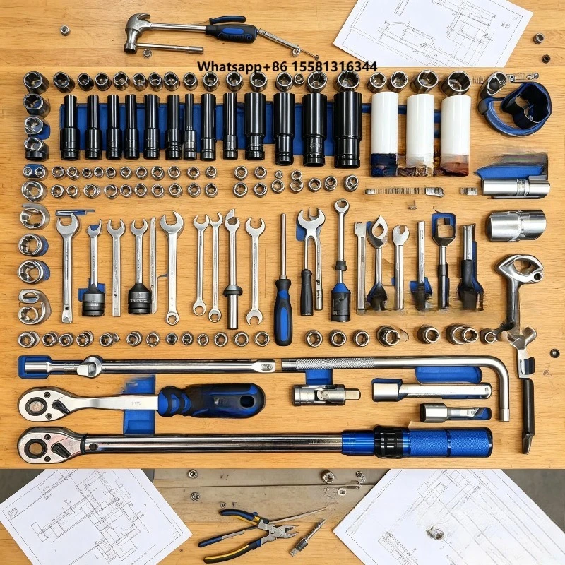 Industrial Grade Mechanical Fitting Gear 488 Piece Auto Repair Combination Hand Tool Suit Garage Professional Technician Working