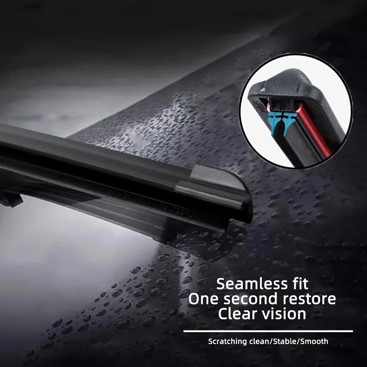 For Mazda 2 Sedan Hatchback DY DE DH DJ DL 2002 2005 2007 2010 2012 2014 2015 2018 2021 Double Rubber Car Windshield Wiper Blade - view 4