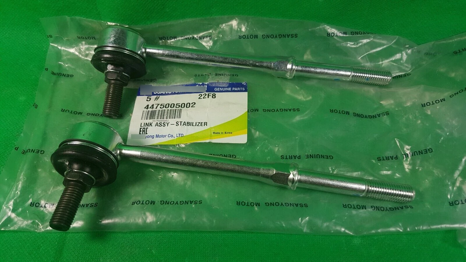 Genuine Musso Sports Ute 2.9 L Td Front Sway Bar Link Assy Pair Set 4475005002