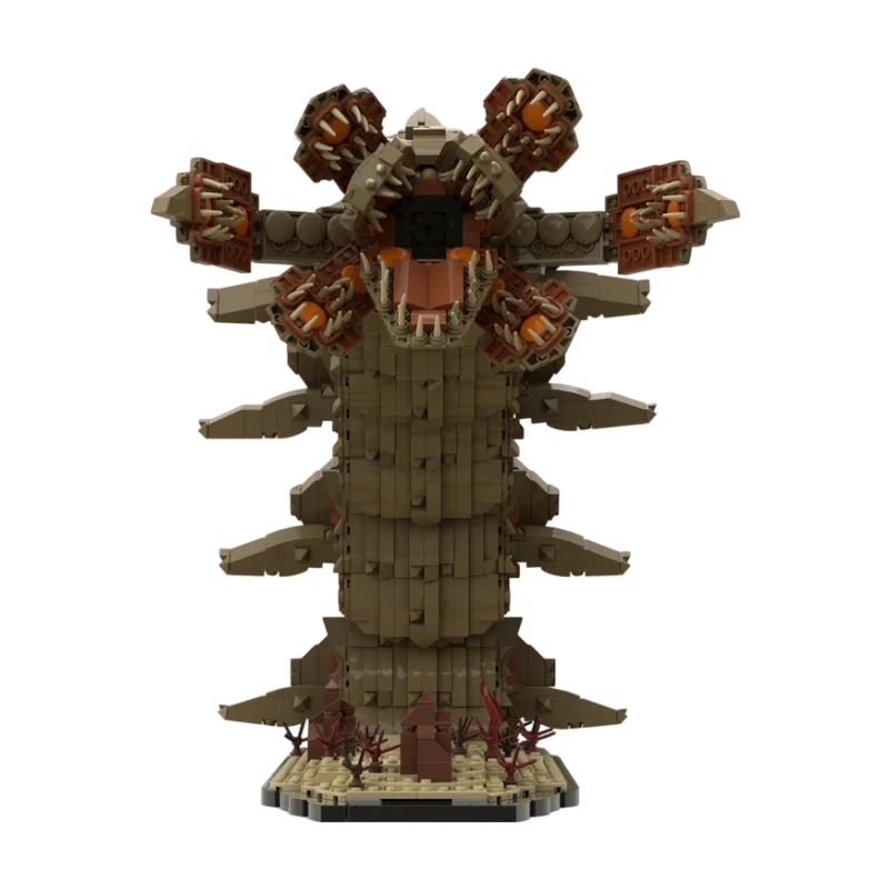 Custom Sci-Fi Giant Arthropod Nest Beast MOC Building Blocks Alien Insect Creature Diorama, DIY Hand Assembly 3622PCS