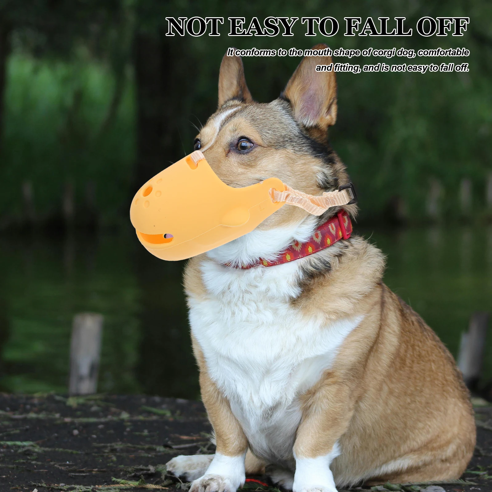 

Dog Breathable Muzzle Bite Resistant Cover for Small Medium Large Dogs Cats Nozzle Pet Mouth Gloves Anti Licking