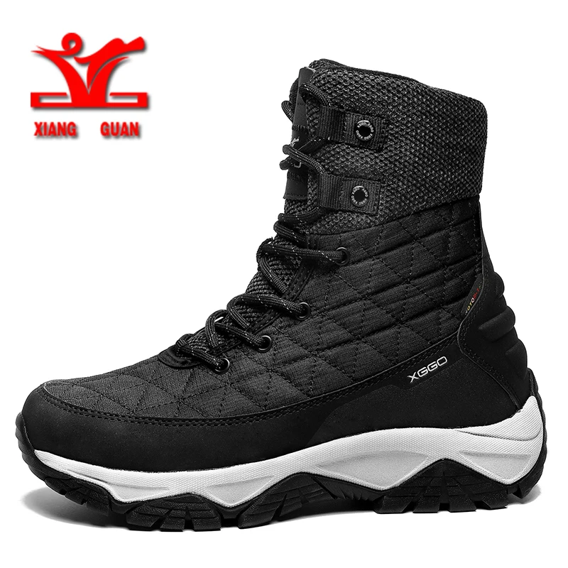 XGGO NEW Warm Snow Boots Women Hiking Shoes Winter Plush Lining Sneaker Men Climbing High Mountain Sport Shoes Tourism Boots