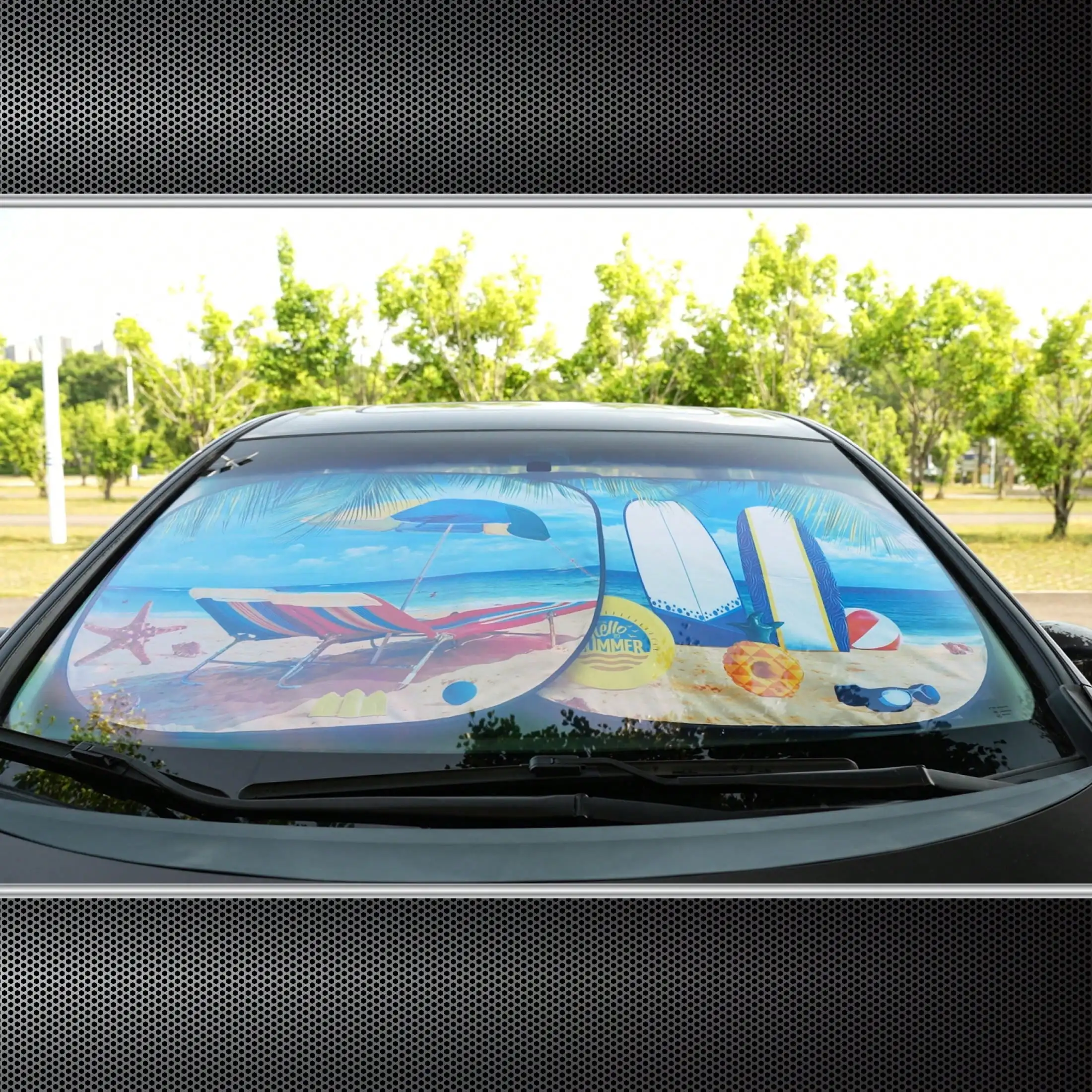 Солнечное свечение, блокирующее УФ-излучение, 1 пара, вращающийся солнцезащитный козырек на лобовое стекло 28,5 x 31,5 дюйма