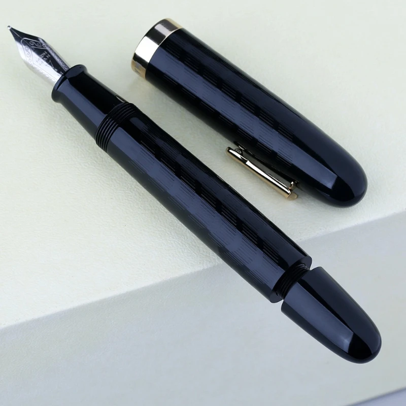 2026   MAJOHN  C4  Business Pen Drop in Large Capacity Iridium Bright Point Valve Anti Leakage Stripe Black Writing