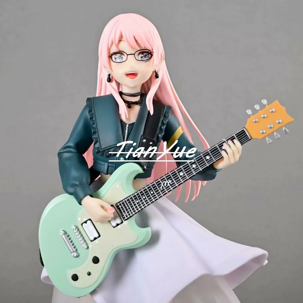 ¡Sueño de Anime Anon Chihaya BanG! Guitarrista linda chica hermosas niñas modelo juguetes regalo 23cm