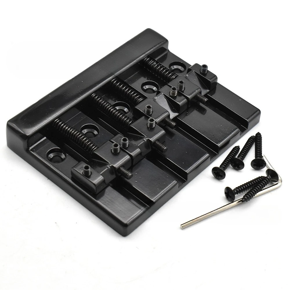 

Высококачественный мост из цинкового сплава в сборе, 4-струнный басовый мост, расстояние между струнами 19 мм, нижний мост