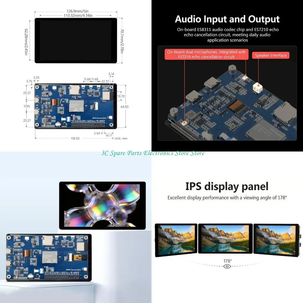 SZ RISC V 32 Bit Development Board With WIFI6 Bluetooth-compatible 5 And Card Slot