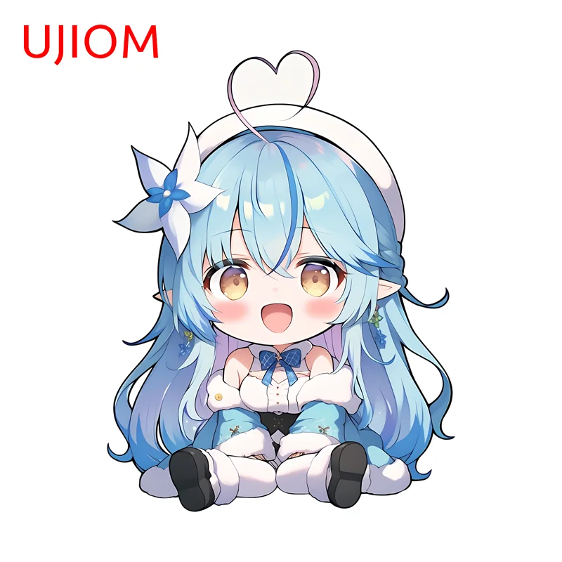 UJIOM Yukihana Lamy Hololive Wall Sticker Interesting Creative Scratch Proof Adhesive Decal Adhesive Cupboard Vestibulec Decor
