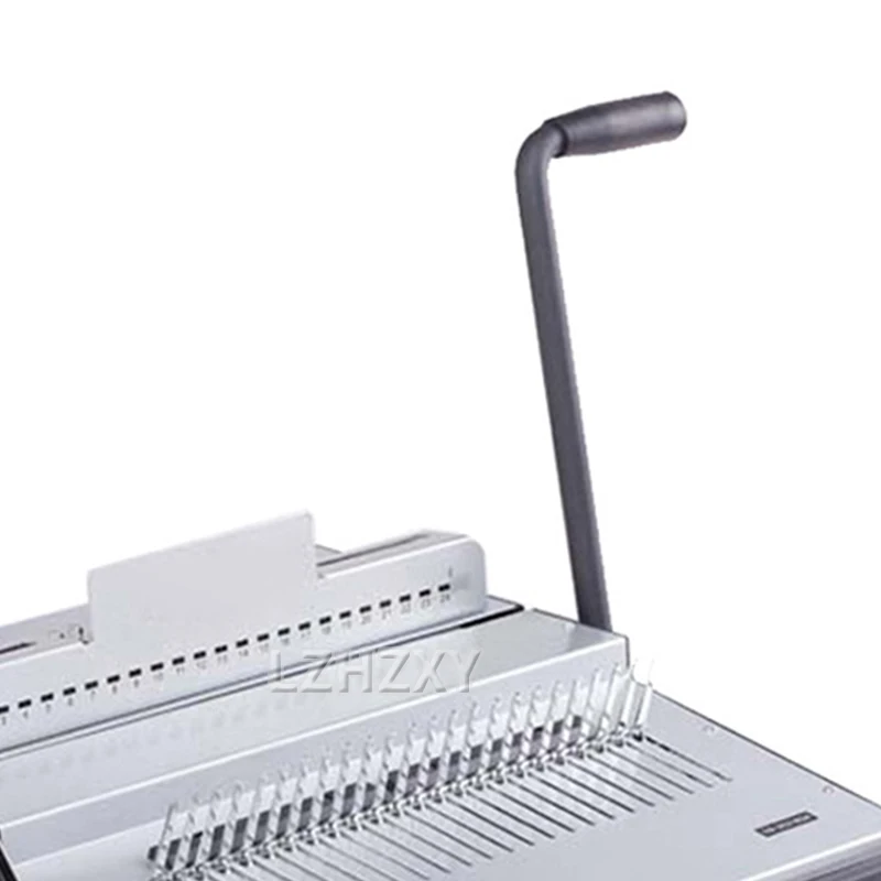 Comb Binding Machine Manual Rubber Ring Clip 24 Hole Binding Machine A4 Paper Document Punching Machine Voucher Binding Machine