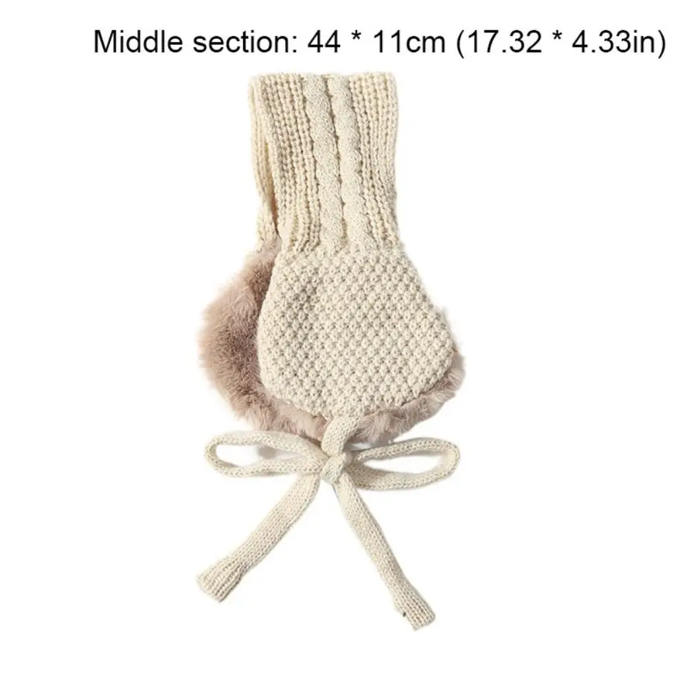 Macio à prova de vento inverno engrossado earmuffs bandana dobrável capa de orelha cachecol lã ao ar livre anti-frio earflap diariamente