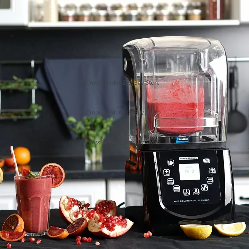 Commercial Heavy High Speed Blender Mixer 3 In 1 Function Compact Size With Sound Cover Wholesale