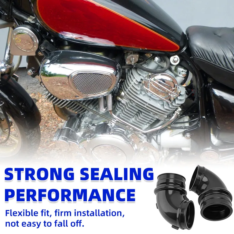 For Yamaha XV700 Virago 1984-1986 For XV750 XV1000 1984-1999 Motorcycle Accessories Carburetor Joint Air Cleaner Rubber Black