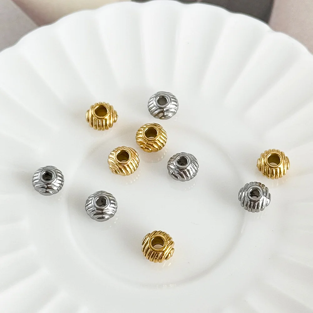 

Cordial Design 100Pcs 8*8MM Jewelry Accessories/Spacers/Hand Made/Wheel Shape/DIY Stainless Steel Beads For Bracelets #195391
