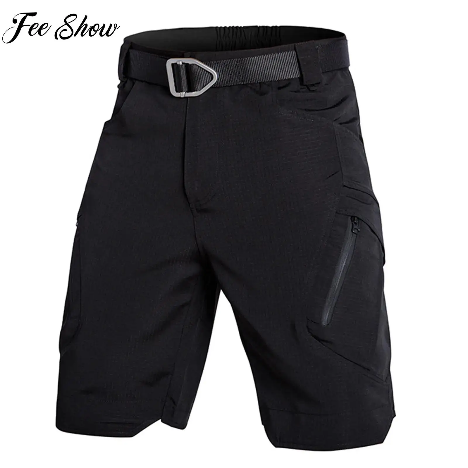 

Mens Outdoor Wear Fashion Breathable And Soft Durable Cargo Casual Shorts+Pockets Holiday Hiking Climbing Sports Bottom Costume