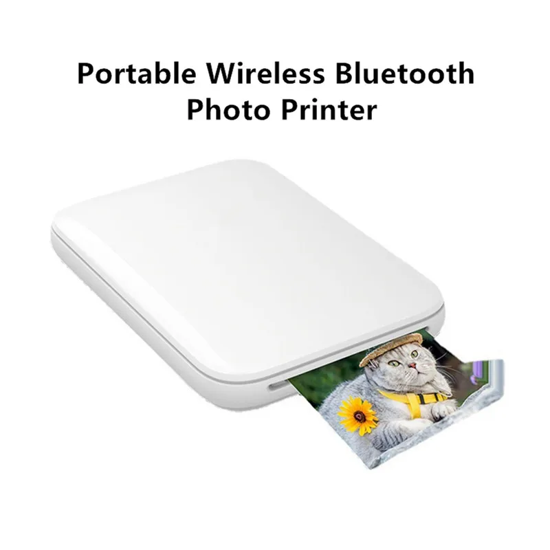 New upgraded version MT53 color photo printer portable mobile phone mini bluetooth handheld pocket ID photo printer