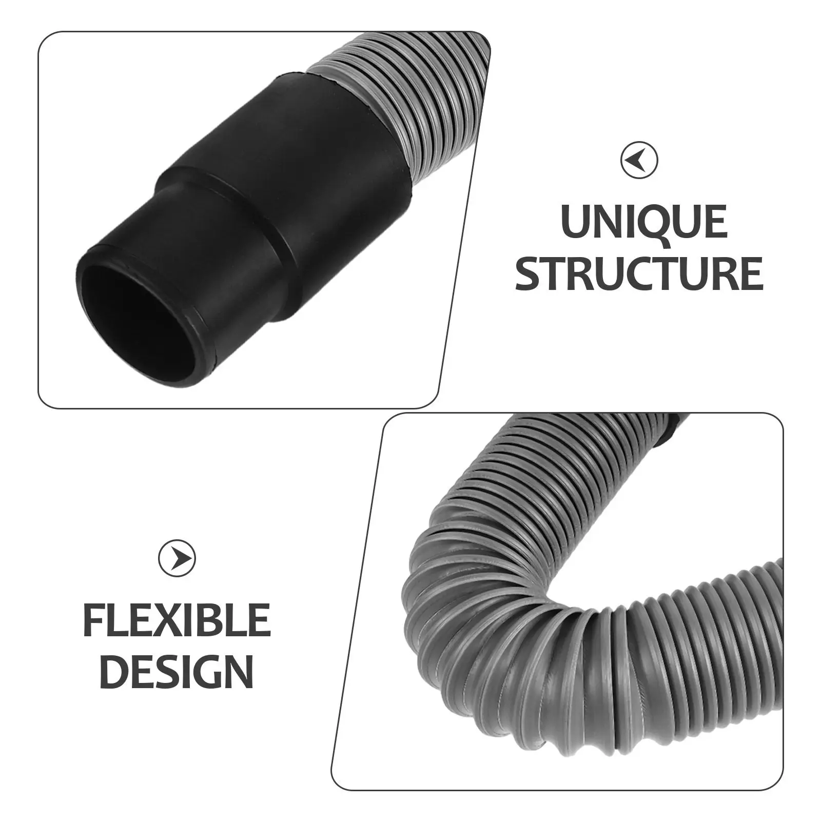 Hair Salon Therapy Machine Hose Flexible Corrugated Thermal Hair Cap Replacement Hose Scalp Care Machine Extension Tube Steamer 2