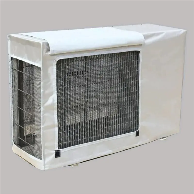 Waterproof Sun Cover For Outdoor Air Conditioner- 1Pc Oxford Fabric With Fixed Buckle, Anti-Snow Dust 80X55x30 Outer Shell