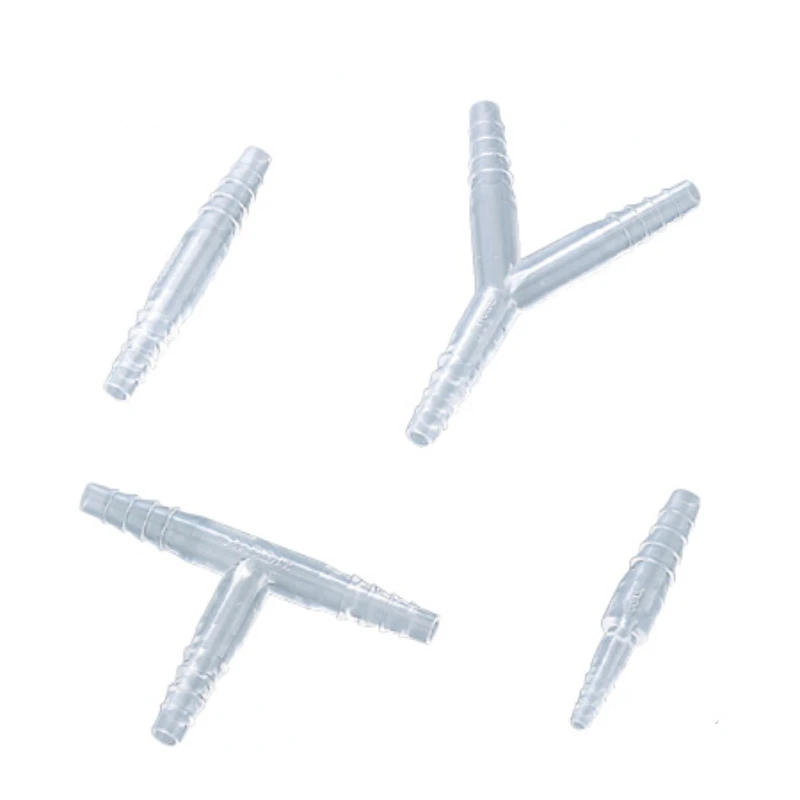 10pcs Peristaltic Pump Connector, TPX(R) Pipe Connector (PMP/PP), Water Pipe Straight-through Hose and Reducer, Y / L /through