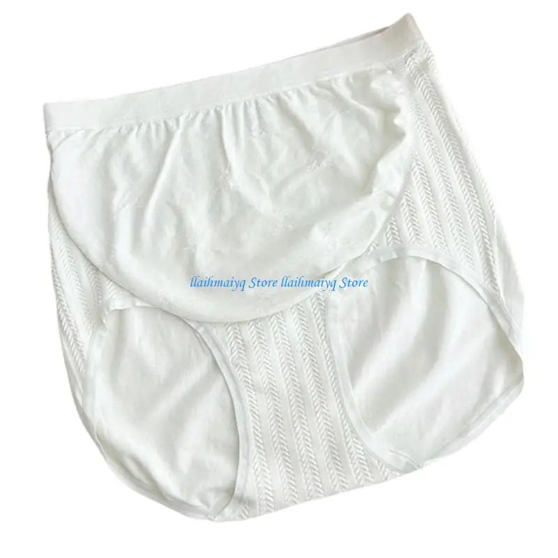 

573B Elastic Maternity Underwear High Waist For Pregnancy Comfort Support