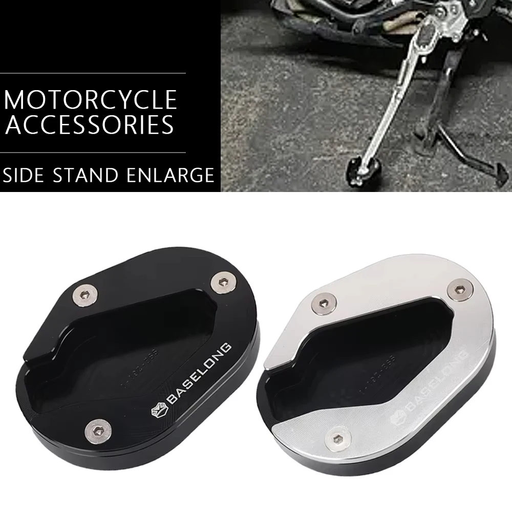 

Motorcycle Kickstand Foot Side Stand Extension Pad Support Plate For Tiger 900 GT 850 Sport 2020 2021 2022 2023 2024 Tiger900