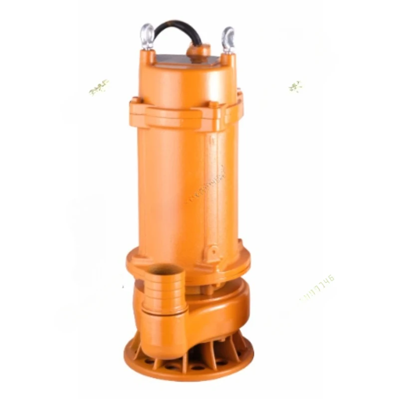 2 Inch Submersible Sewage 220V Small Wastewater Drainage Pump For Sludge Feces Mud, Industrial & Home Use Water Transfer