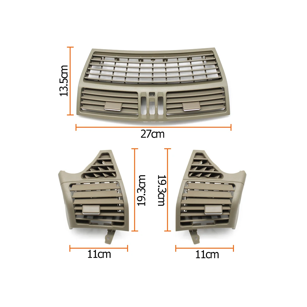 Car Front Left Right Middle AC Vent Grille Outlet Panel Cover Replacement For Mercedes BENZ S Class W220 S300 S350 1998-2005