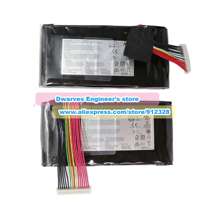 Genuine BTY-L781 Battery For MSI GT75 TITAN Series GT75 8RF 8RG-002CN 8RF-003CN 8RG-271CN 8SG-033C 8SF-034CN WT75 8SM 14.4V 90Wh