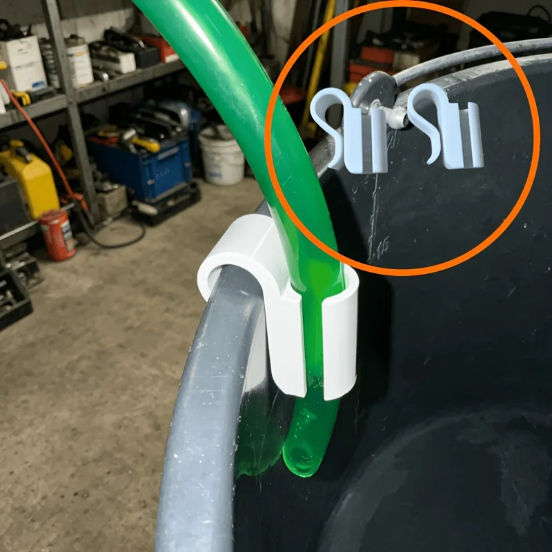 Plastic Bucket Hose Holder Clip Water Pipe Fixed Clamp S‑Hook Tube Fastener for Watering Bucket Hose Fixing